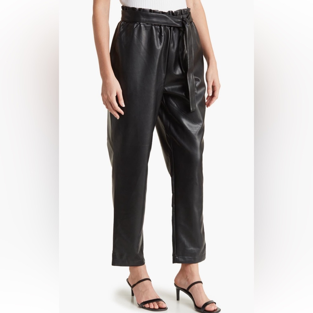 Preloved: Faux leather pants